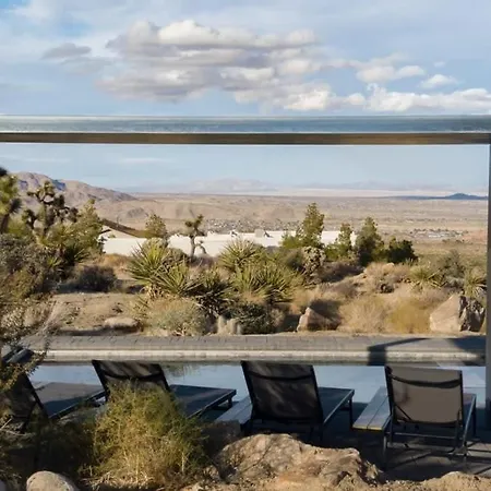 Joshua Tree L Sunset Heights L Pool-Spa Above Park Exterior foto