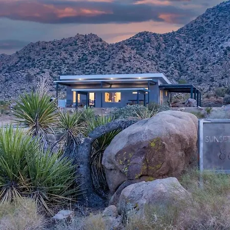 Joshua Tree L Sunset Heights L Pool-Spa Above Park Exterior foto